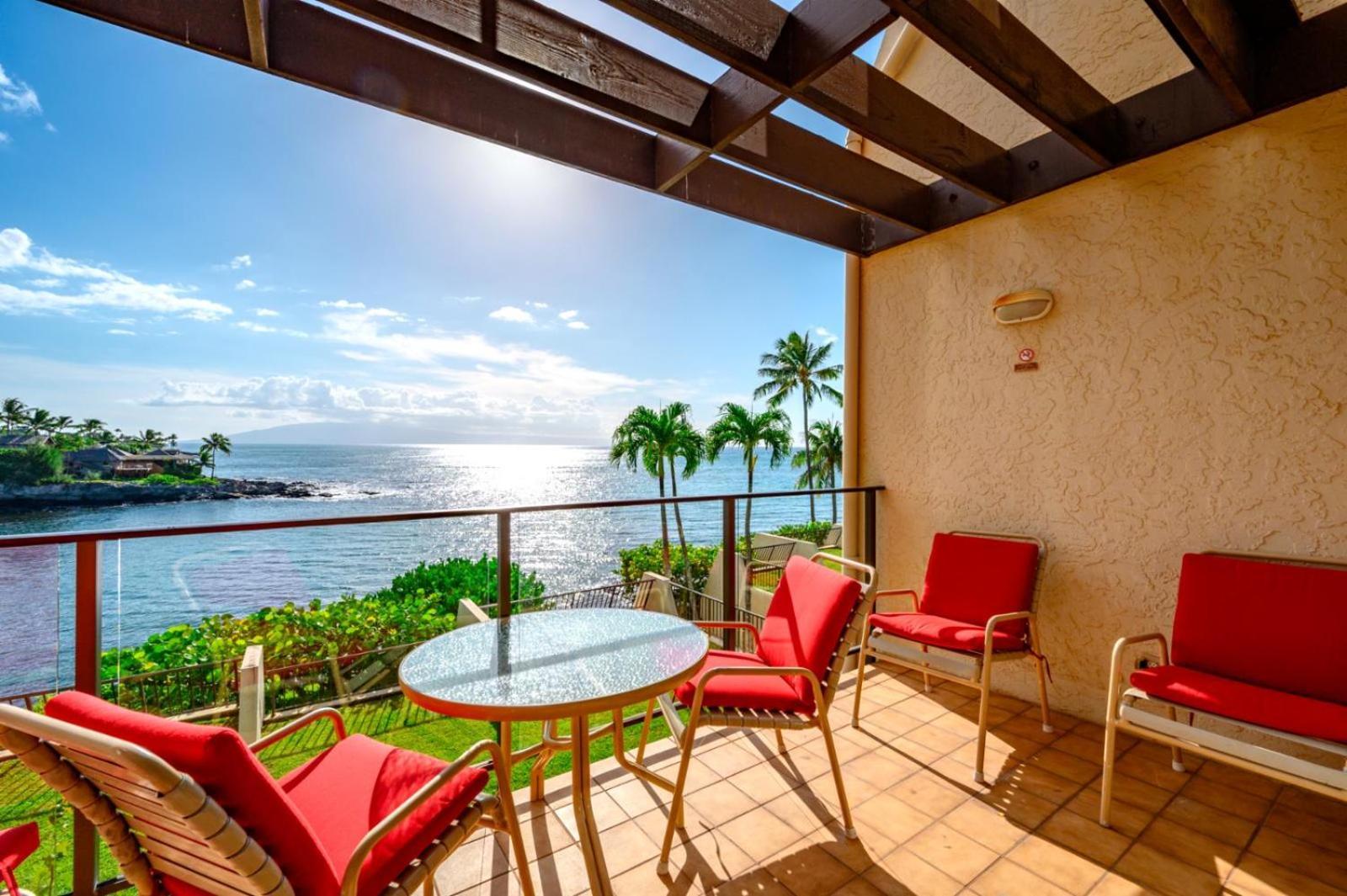 Kbm Resorts Free Car Napili Point Nap-C18 Ocean Front Spacious Villa Kapalua Exteriör bild